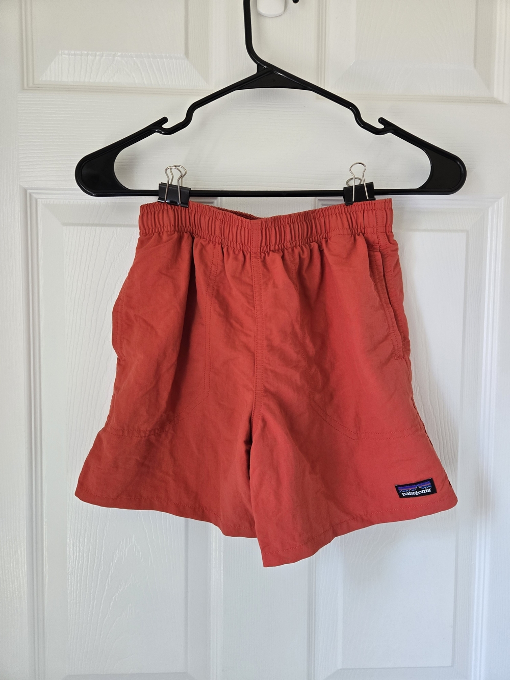Patagonia Kids Baggies Coral Red Size Large
